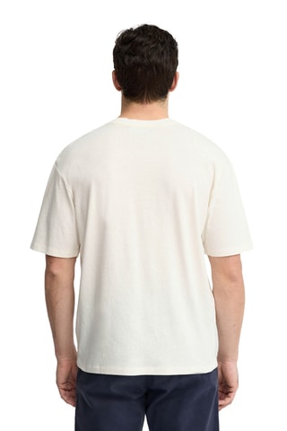 T-shirt loose en lin - Écru