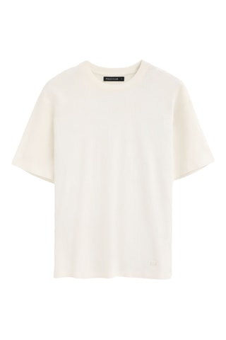 T-shirt loose en lin - Écru