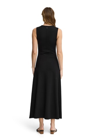 Robe midi sans manches - Noir