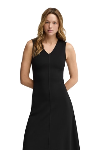 Robe midi sans manches - Noir