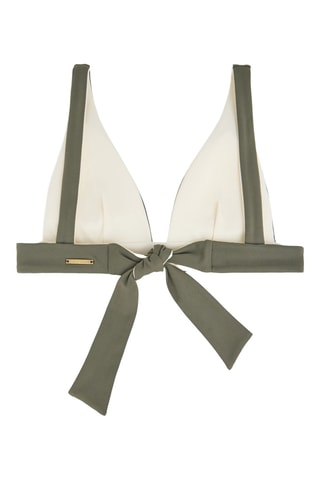 Haut de maillot - Vert et écru