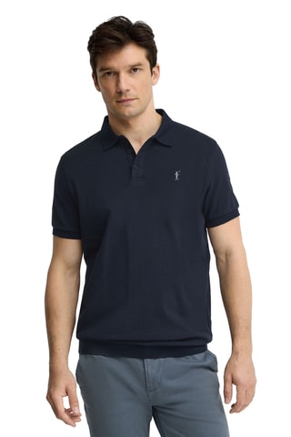 Polo regular - Bleu marine
