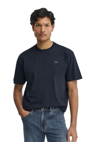 T-shirt loose - Bleu marine