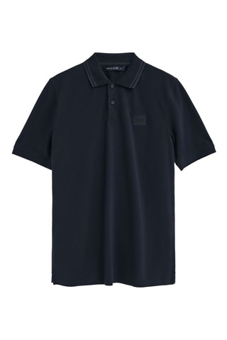 Polo loose - Bleu marine