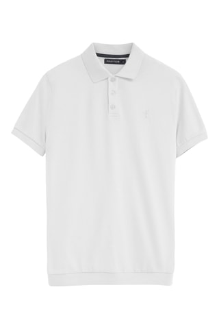 Polo regular - Blanc