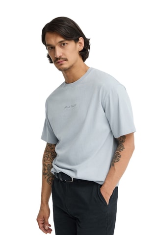 T-shirt relaxed - Bleu clair