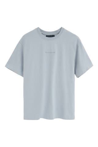 T-shirt relaxed - Bleu clair