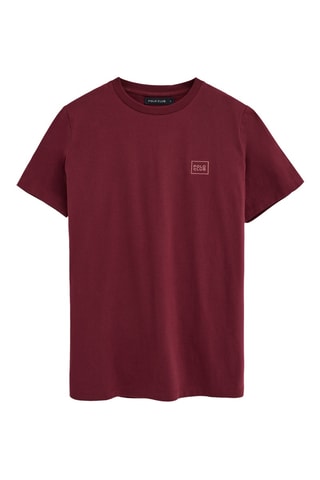 T-shirt regular - Rouge foncé
