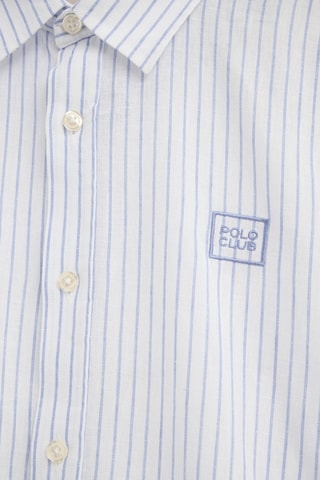 Chemise regular en lin - Blanc