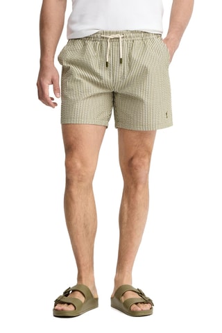 Short de bain - Vert et écru
