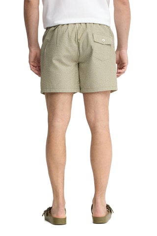 Short de bain - Vert et écru