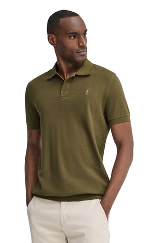 Polo regular - Kaki