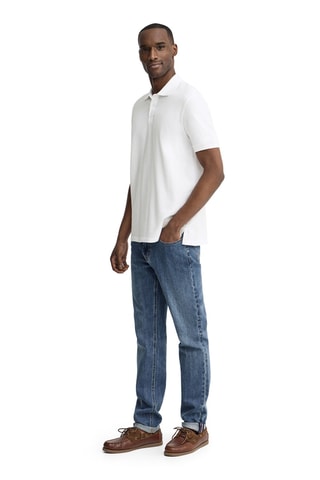 Polo regular - Blanc