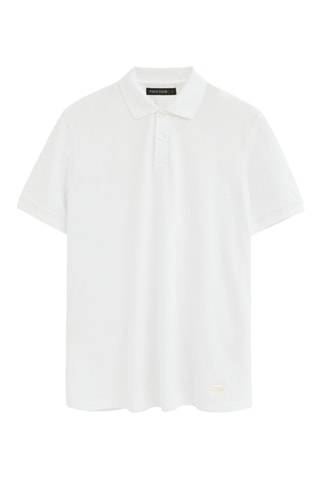 Polo regular - Blanc