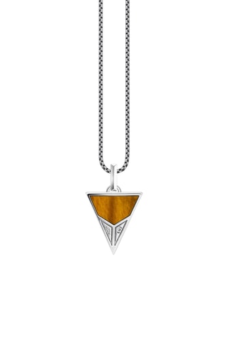 Pendentif - Argent et onyx