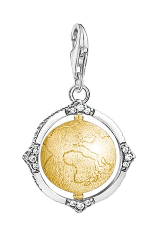 Pendentif - Plaqué or blanc