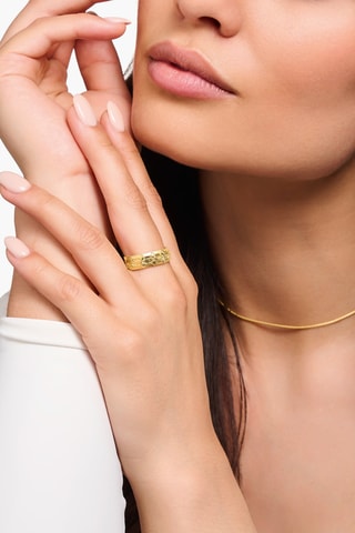 Bague - Plaqué or jaune