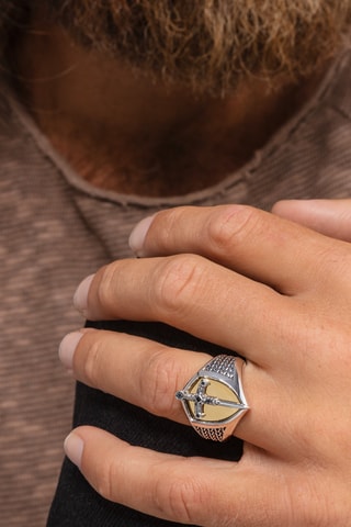 Bague - Plaqué or jaune et or blanc