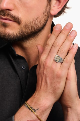 Bague - Plaqué or jaune et or blanc