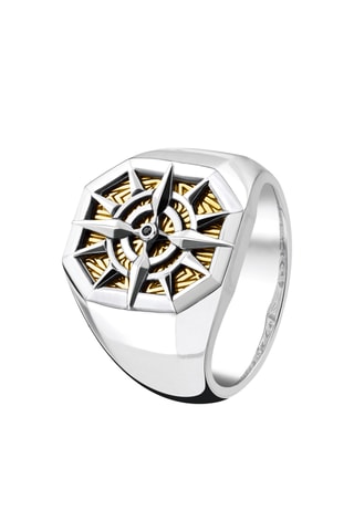 Bague - Plaqué or jaune et or blanc
