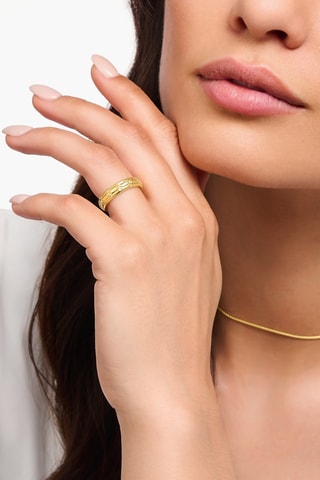 Bague - Plaqué or jaune