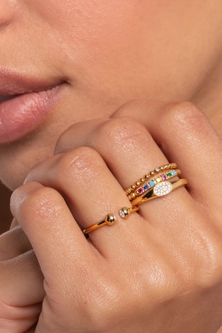 Bague - Plaqué or jaune