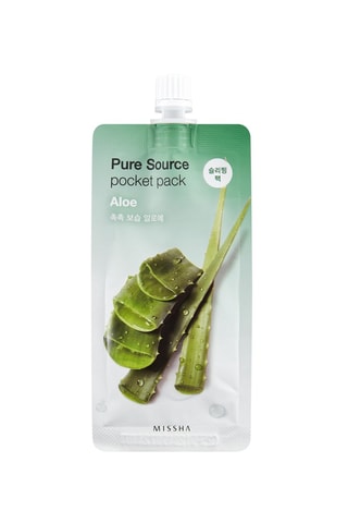Mascarilla de noche Pure Source Aloe - 10 ml - Missha