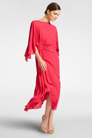 Vestido recto - Rojo