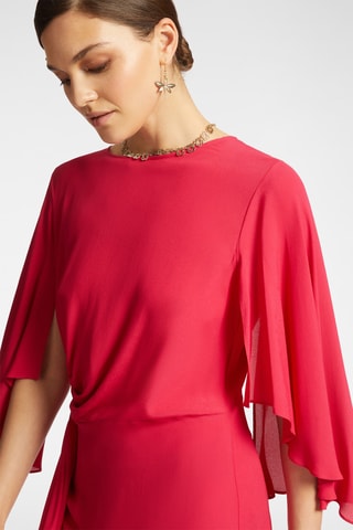 Vestido recto - Rojo