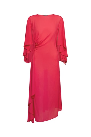 Vestido recto - Rojo