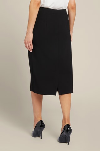 Falda recta - Negro