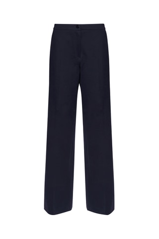 Pantalón palazzo de tiro alto - Azul