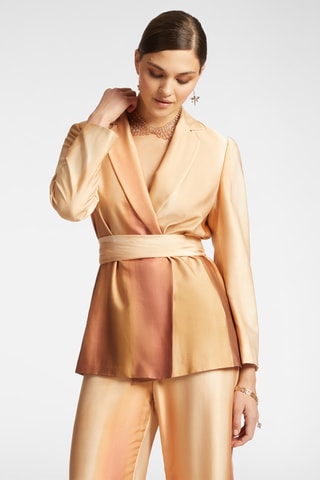 Chaqueta dip-dye - Blanco