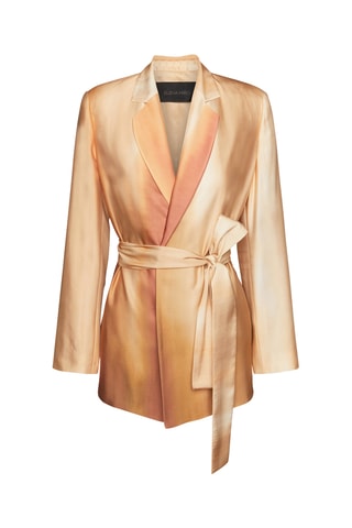 Chaqueta dip-dye - Blanco