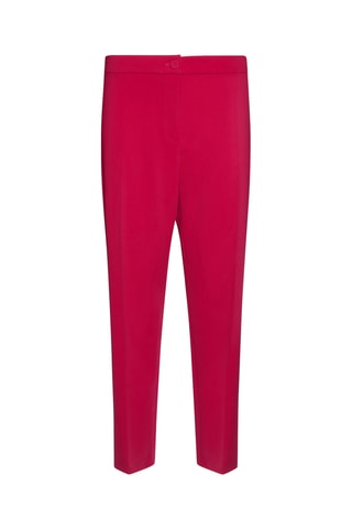 Pantalón slim fit 7/8 de tiro alto - Rojo