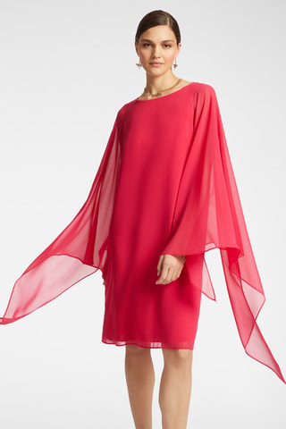 Vestido recto - Rojo