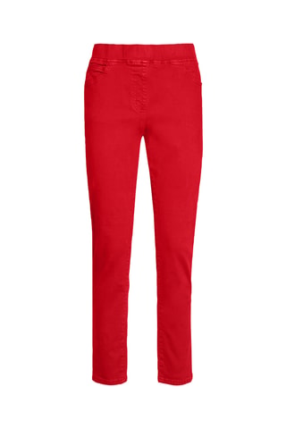 Pantalón slim fit 7/8 - Rojo