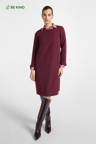 Vestido recto - Rojo