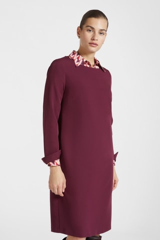Vestido recto - Rojo