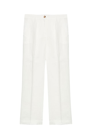 Pantalón de lino - Blanco