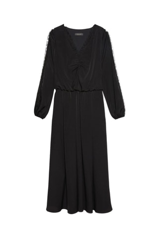 Vestido midi - Negro