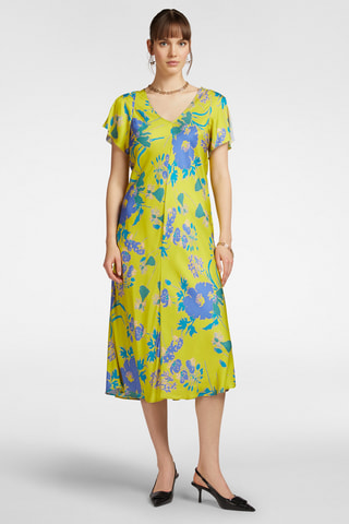 Vestido midi - Blanco