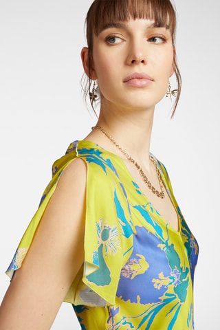 Vestido midi - Blanco