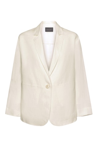 Chaqueta de lino - Blanco