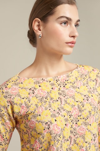 Top - Amarillo y violeta