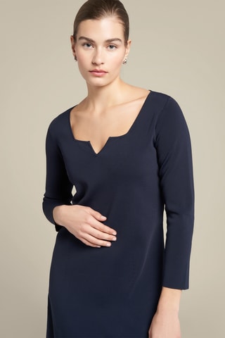 Vestido recto - Azul