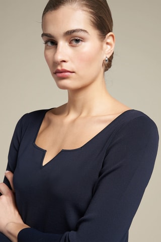 Vestido recto - Azul