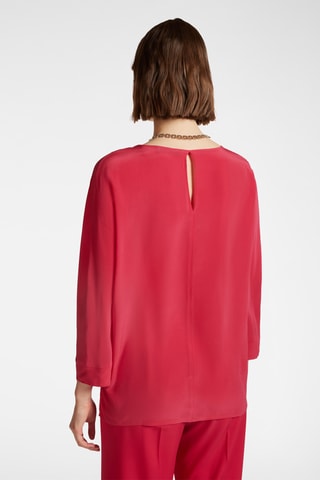 Blusa de seda - Rojo