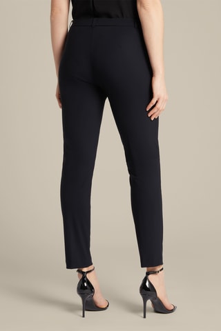 Pantalón slim fit de tiro alto - Negro