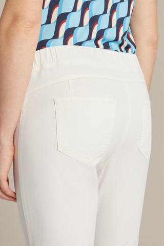 Pantalón 7/8 de tiro alto - Blanco